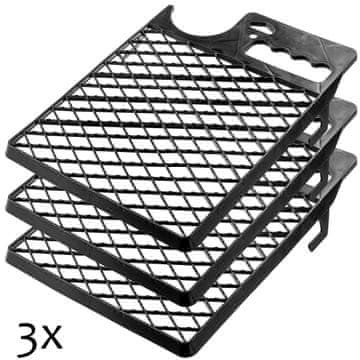 KADAX Majhna slikarska mreža 230 x 305 mm za valjček, črna, z držalom za vedro, 3 kosi