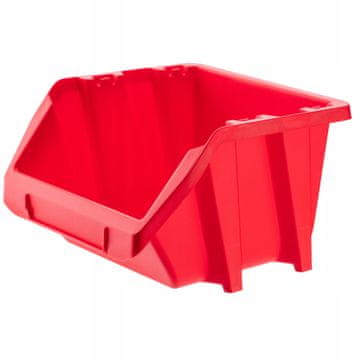 KADAX Plastični organizator za shranjevanje v delavnici, dimenzije 144 x 118 x 84 mm