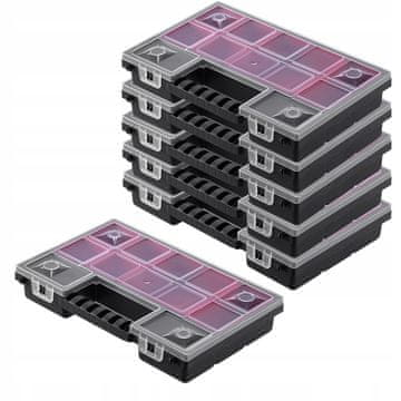 KADAX Organizator za delavnico, komplet 6 škatel s 6 predali