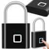 Verkgroup Protivlomna aku. vodoodporna ključavnica na prstni odtis USB