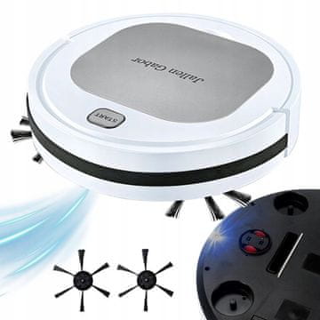 Verkgroup Avtomatski aku. brezžični robotski sesalnik USB 28cm srebrn