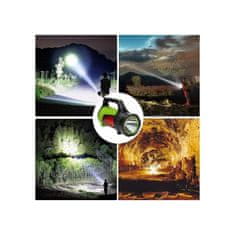 MG SearchLight LED baterijska svetilka s powerbankom 2600mAh, zelena