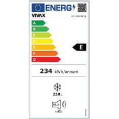 Vivax ZAMRZOVALNA OMARA VF-238EDNF W