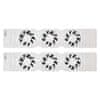 Emos P56PR2 Duo ventilator za radiator, bel