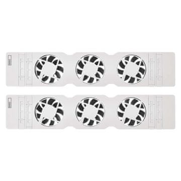 Emos P56PR2 Duo ventilator za radiator, bel