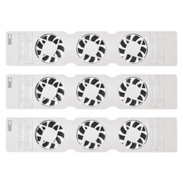 Emos P56PR3 Trio ventilator za radiator, bel