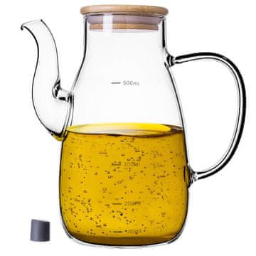 KADAX Stekleni dzbanek za olje 500 ml