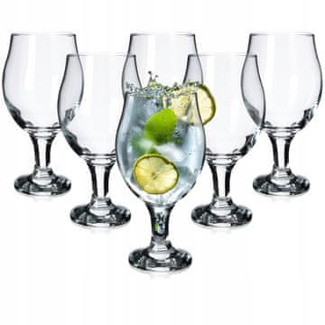 KADAX Kozarci za pivo in gin tonik, 570 ml, komplet 6 kosov