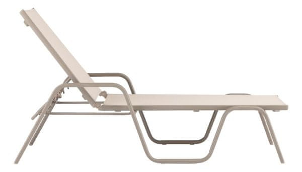 Zložljiv aluminijast ležalnik Kettler Basic Plus