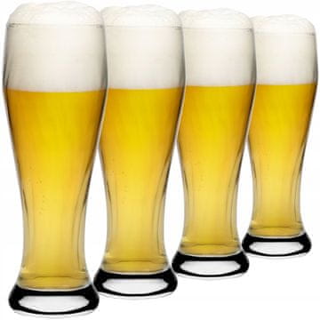 KADAX Komplet 4 visokih vrčkov za pivo, 665 ml