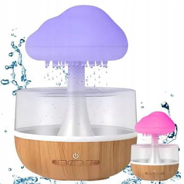Verkgroup Vlažilec zraka aku. difuzor aromaterapija LED RGB USB 200ml oblak