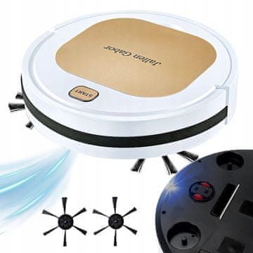 Verkgroup Avtomatski aku. brezžični robotski sesalnik USB 28cm zlat
