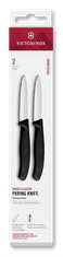 Victorinox nož 6.7603.2 set 2v1 za zelenjavo, raven, 8cm, črn