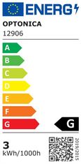 Optonica LED vgradni slim panel 3W 210lm kvadraten 3CCT + napajalnik