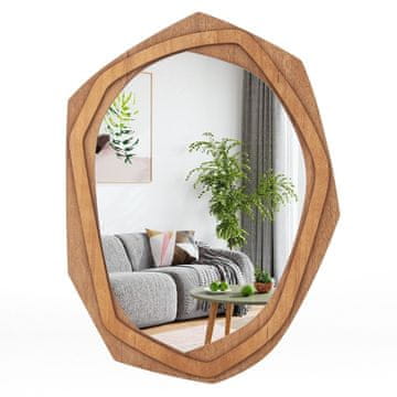 Northix Stensko ogledalo nepravilne oblike, vodotesno, 89,5 x 66 cm