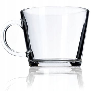 KADAX Kozarec z ročajem za sok, 380 ml, idealen za kavo, čaj, latte in druge pijače