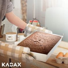 KADAX Pravokotni pekač za torte, 40 x 25 x 6 cm