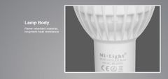 MiBoxer LED sijalka GU10 Mi-light 4W 280lm 25° SMART RGB+CCT FUT103
