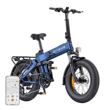 Engwe  PRO 3.0 BOOST 250W 20” Električno kolo (Modro)