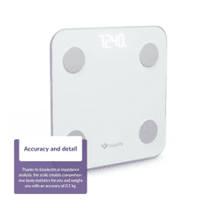 TrueLife FitScale W1 pametna tehtnica, bela