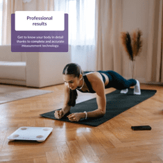 TrueLife FitScale W1 pametna tehtnica, bela