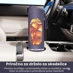 HOME & MARKER® Prenosni blender za smoothie 450 ml, 8 rezil, USB polnjenje 1300 mAh, 3 hitrosti, brezžični mini mešalnik | BLENDGO