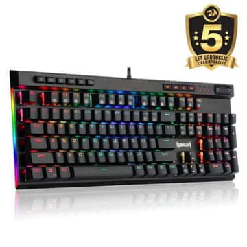 Redragon VATA K580 RGB GAMING MEHANIČNA ŽIČNA TIPKOVNICA