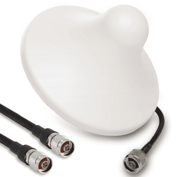shumee Komplet gobaste antene 7dBi, stranski kabel 30cm Nf + konektor 10m SRF240 Nm-Nm