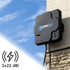 shumee Signaflex X-CROSS 2x22dBi 5m FMEż antenski komplet + 15cm FMEm-CRC9+TS9+SMA konektor (3v1) + BTS zemljevid