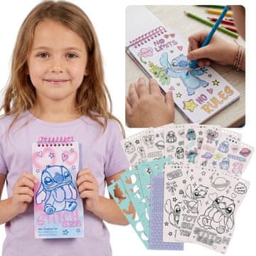 Disney DISNEY Stitch Večnamenski ustvarjalni zvezek za otroke, likovni komplet