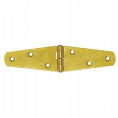 DOMAX DOMAX Pleteni trikotni tečaj 250x45x2mm ZLATO-CINK