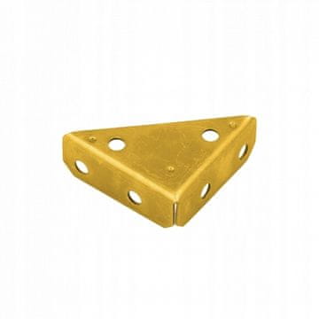 DOMAX DOMAX Kotna škatla 50x50mm ZLATA CINK škatla