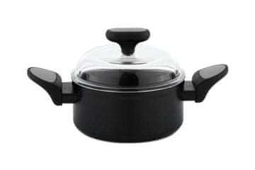 NOIS Tradicionalni lonec 16 cm s pokrovom Salto Silver 1,5 l NOIS