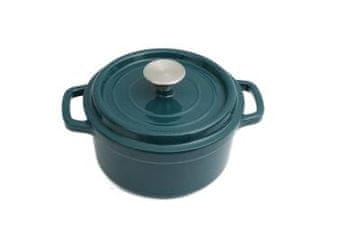 NOIS Litoželezni lonec Tierra 20 cm 2,3 l morsko modra NOIS