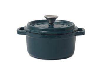 NOIS Litoželezni lonec Tierra 24 cm 4 l morsko modra NOIS