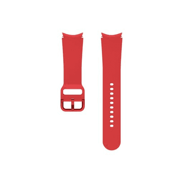 Samsung Silikonski pašček ET-SFR87LRE za uro Watch 7, FE, Watch 6 in Watch 6 Sport, Whatch 6 Sport, Watch 4, Watch 5, size M / L - rdeč