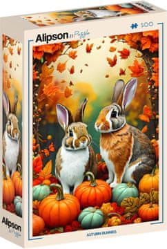 Alipson Puzzle Jesenski zajci 500 kosov
