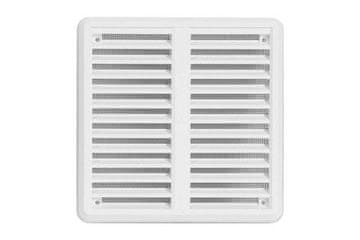 HACO Prezračevalna rešetka Ventilation grille - cover with mesh VM, 150 x 150 mm KB, white 0313