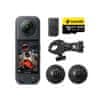 Insta360 X5 Motorcycle bundle akcijska kamera, črna