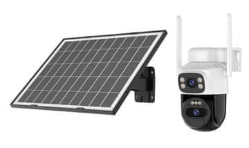 Robaxo RC622CBD WiFI IP kamera 3MP s solarnim panelom, brezžična, nočni vid, zaznavanje gibanja, IP66