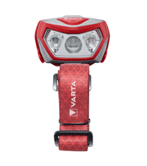 Varta Outdoor Sports H20 Pro čelna svetilka, 200 lm, rdeča