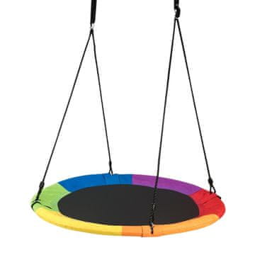 Northix Zunanja gugalnica z mrežastim sedežem zelena 150 kg