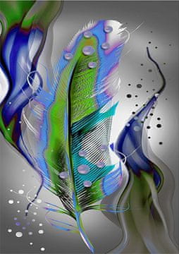 shumee Ob_L_78 - Diamantna slika 30x40 - Narava, Pioro