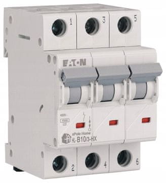Eaton EATON PRETOKOVNO ODKLOPALNIK B 10A 3-POLNI HN-B10/3 194879