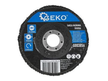 GEKO Brusilna plošča iz netkanega materiala 125×22,2 mm, za kovino, plastiko - G00385A