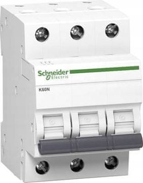 Schneider Electric K60N PRETOKOVNO ZAŠČITNO STIKO C 40A 3P 3M 6KA ACTI 9 A9K02340