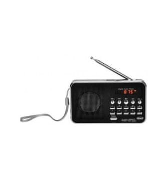 BRAVO Prenosni radio B-6039 ČRNA