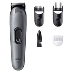 Braun AIO 3500 strižnik za lase in brado, siv