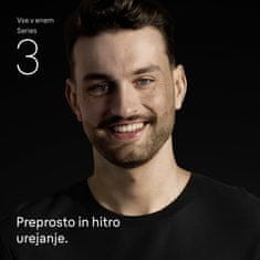 Braun AIO 3500 strižnik za lase in brado, siv