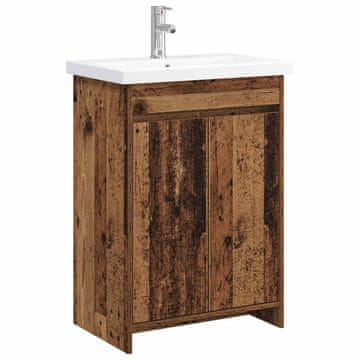 Vidaxl Komplet pohištva za kopalnico Star les 61 x 40 x 84,5 cm